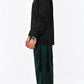 Blessing Circle של 613, חולצת ציצית שחורה עם שרוול ארוך, מבט צד